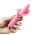 Silikon G-Punkt Vibrator Wiederaufladbare Zungenmassage 10-Gang Vibrierende Leise Klitoris Stimulator Sexspielzeug für Frauen